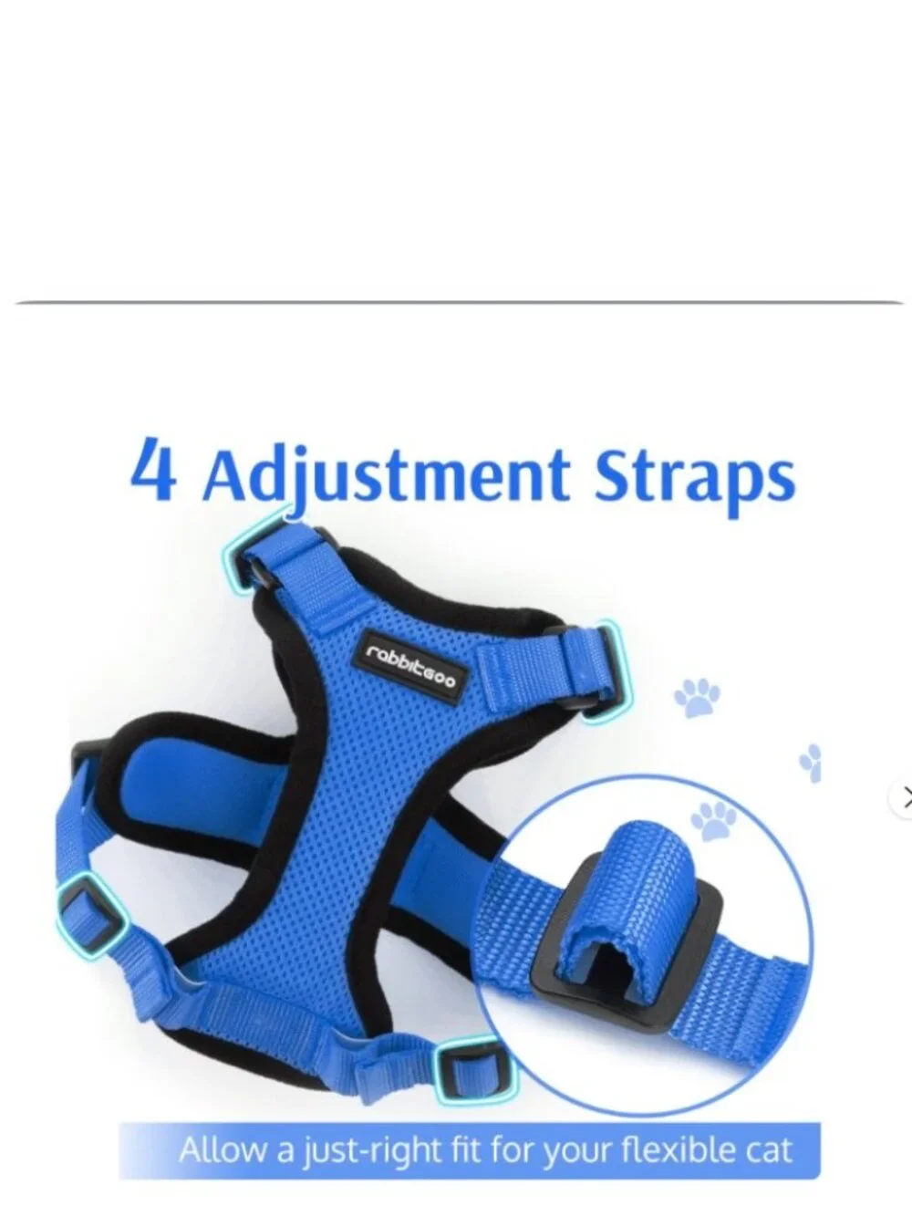 RABBITGOO CAT HARNESS NWOT